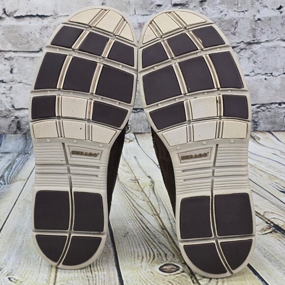 Sebago Docksides Men's Slip On Loafers Shoes Size 8 M Daring Dark Brown Suede - Picture 8 of 9